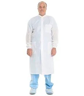 Basic Plus Lab Coat with Knit