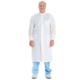 Basic Plus Lab Coat with Knit