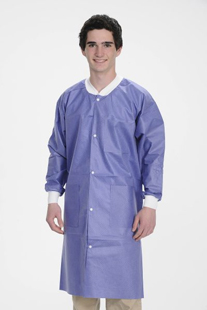 Extra-Safe SMS Lab Coat Knee