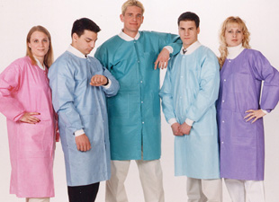 Extra-Safe SMS Lab Coat Knee