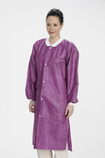 Extra-Safe SMS Lab Coat Knee