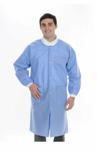 Extra-Safe SMS Lab Coat Knee