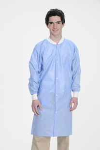 Extra-Safe SMS Lab Coat Knee