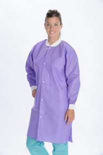 Extra-Safe SMS Lab Coat Knee