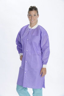 Extra-Safe SMS Lab Coat Knee