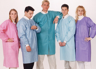 Extra-Safe SMS Lab Coat Knee