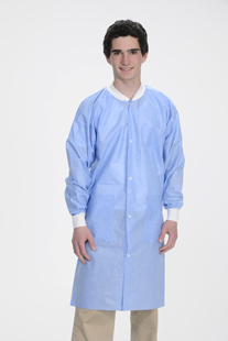 Extra-Safe SMS Lab Coat Knee