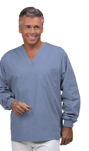 Unisex Long Sleeve Scrub Shirt