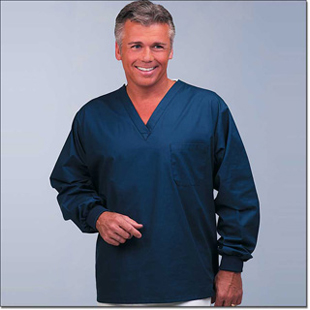 Unisex Long Sleeve Scrub Shirt