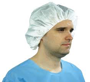 Bouffant Cap Large White