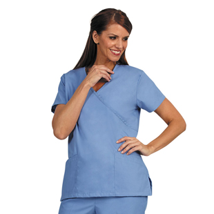 Ladies Mock Crossover Tunic