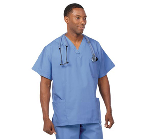 Unisex V-Neck 3-Pocket Scrub