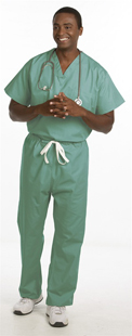 Unisex Fashion Scrub Pants