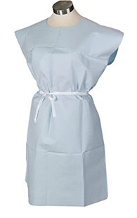 TIDI Tissue Poly Patient Gown