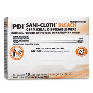 Sani-Cloth Bleach Packets