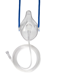 Adult Oxygen Masks 7'' Tubing