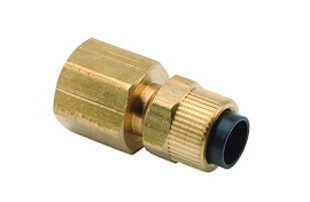 3/8" Poly x 1/4" FPT Straight