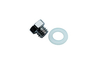 10-32 Hex Plug Plated 10/pack