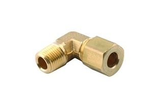 1/4" Compression Tube x 1/4"