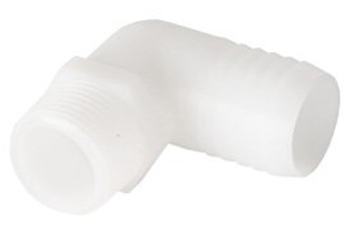 1/2" MPT x 1/2" Barb Plastic