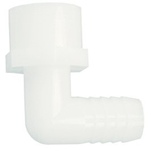 1/2" FPT x 5/8" Barb Plastic