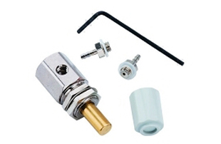 Gray Needle Valve With Knob