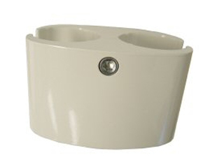 White Butterfly Post Clamp