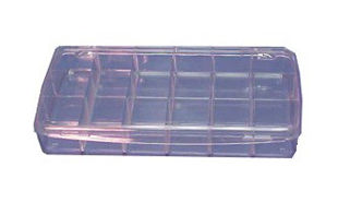 18 Compartment Plastic Storage