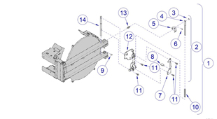 M11-05X Door Latch Kit