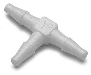 1/16" OD Plastic Tee 25/pack