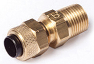 3/8" Poly Connector x 1/4" MPT
