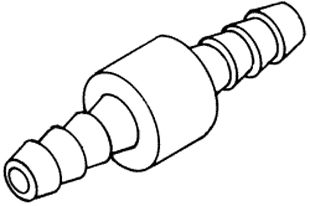 1/8" Inline Barb 5/pack