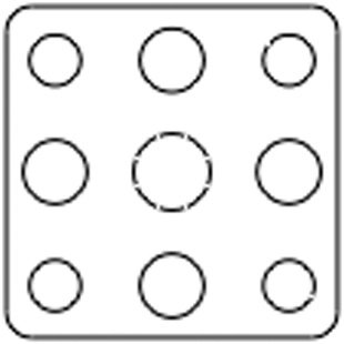 9 Hole Gasket 6/pack
