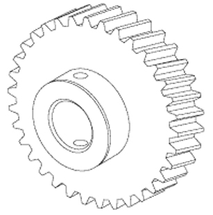 Back Motor Gear