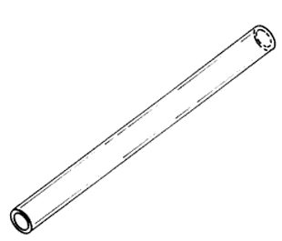 Teflon Tube 3/8" ID x 4-3/8"