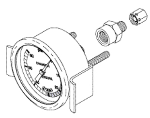 Pressure Gauge 14/"MPT