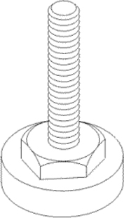 Leveler Leg 4/pack