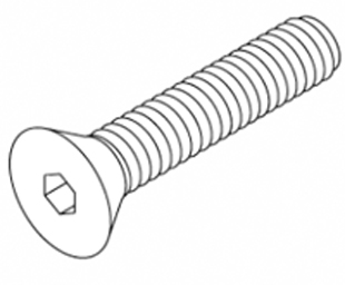 Flat Head Hex Socket Cap Screw