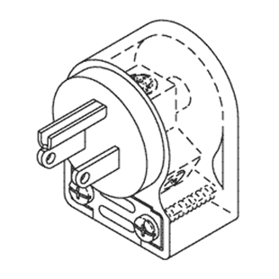 Hospital Grade Male Plug 15A