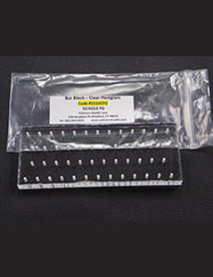 Bur Block Clear Plexiglass