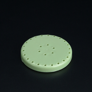 Bur Block Round Magnetic Green