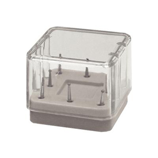 Bur Block Magnetic 8 Hole Gray
