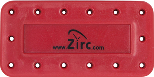 Bur Block Magnetic 14 Hole Red