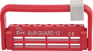 Steri-Bur Guard 12 Hole Red