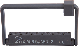 Bur Guard Tall 12 Hole Gray