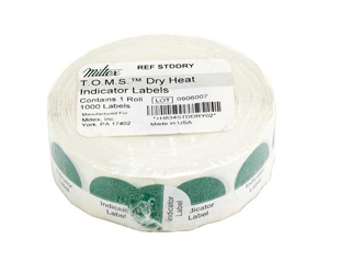 Dry Heat Indicator Labels