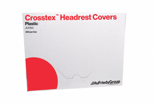 Plastic Headrest Covers White