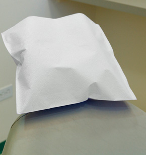 Nonwoven Headrest Covers White