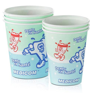 Paper Cups Healthy Teeth 4oz