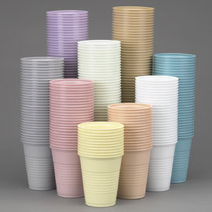 Plastic Cups 5oz Beige